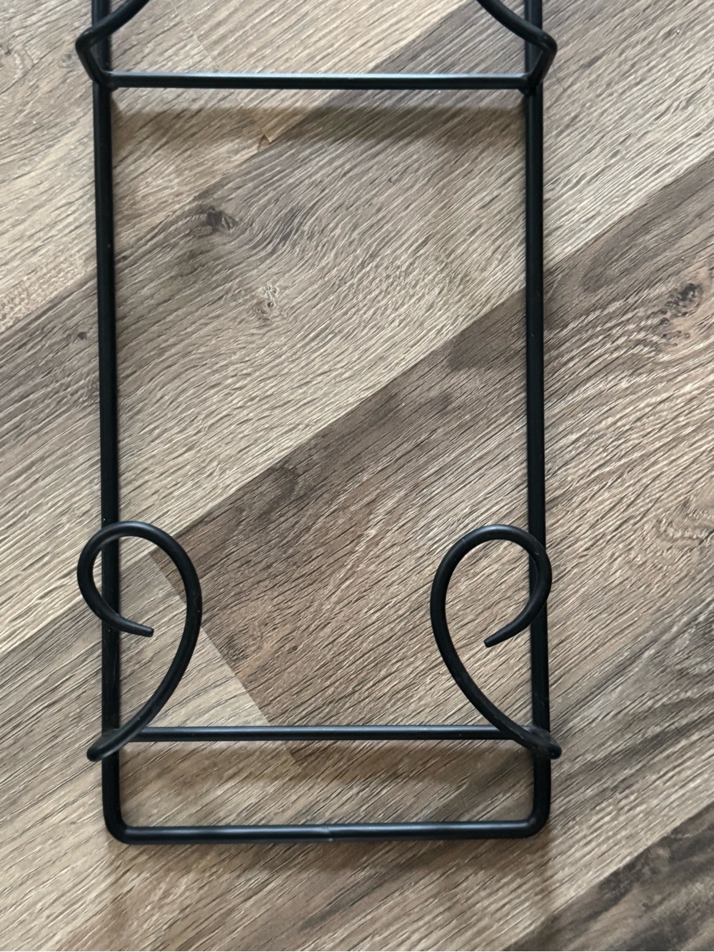 Wrought Iron 3 Plate Wall Rack - Picture 5 of 5